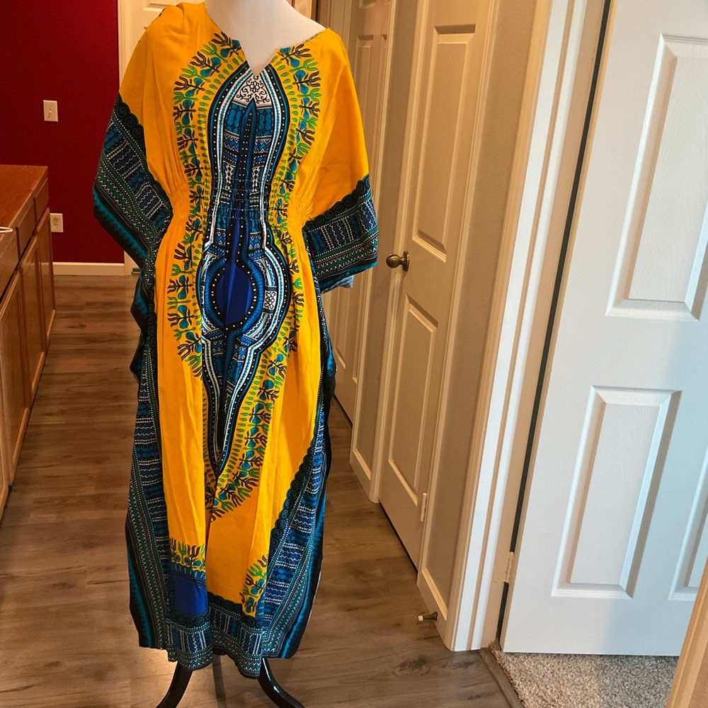 African tribal pattern dress